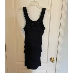 Black dress. B-Darlin black beaded dress. Black. Size 1/2